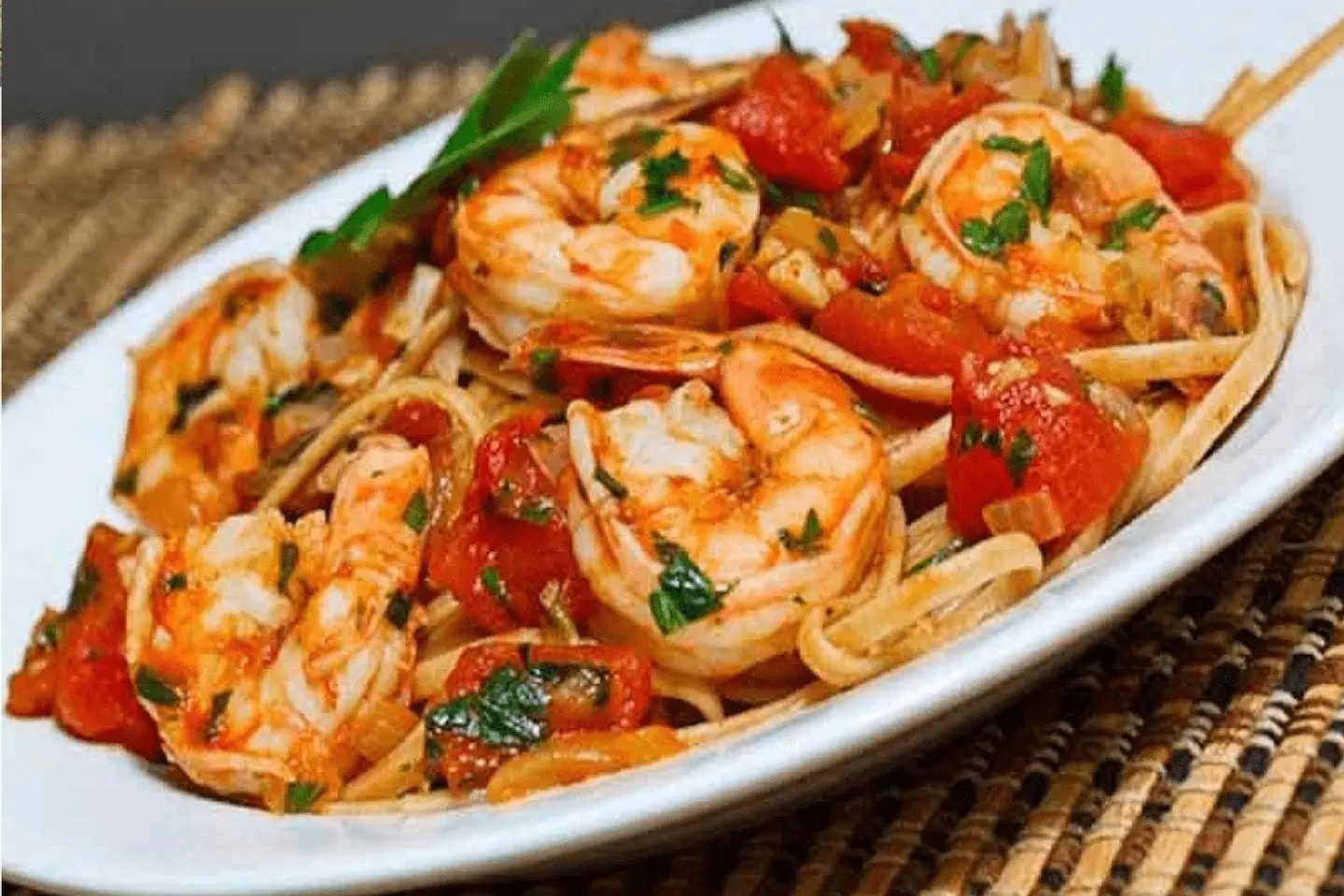 Shrimp Red Pasta