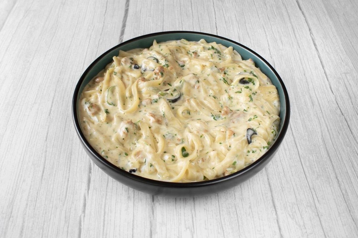 Pepperoni White Fettuccine