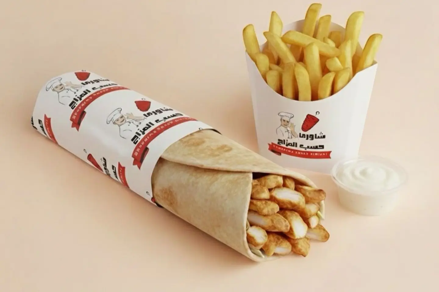 وجبة شاورما دجاج