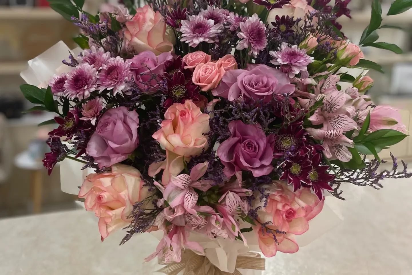 باقة ورد طبيعي 3