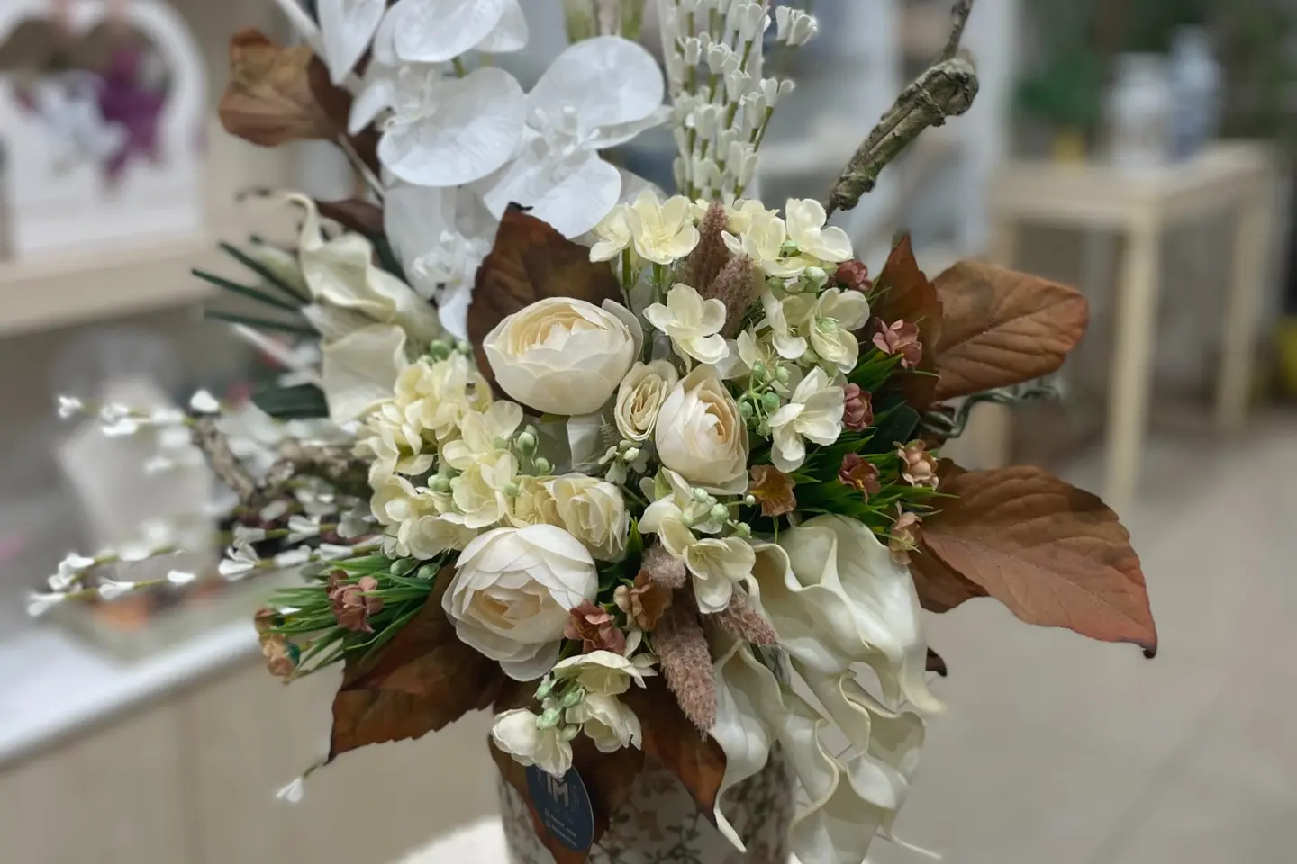 فازة ورد صناعي 4