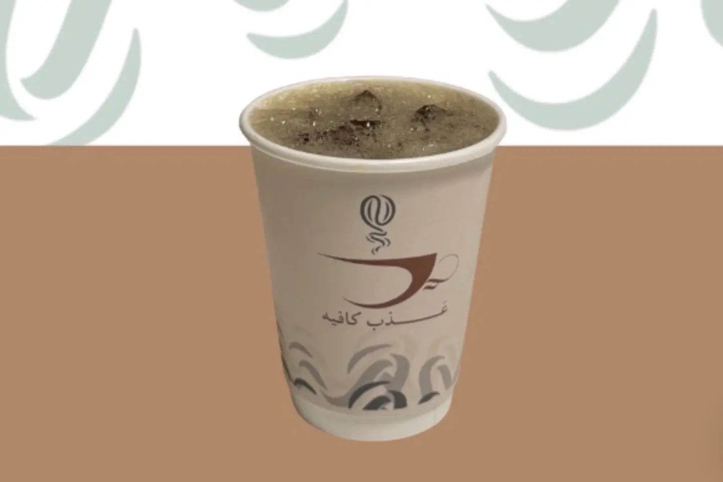 قهوة اليوم بارد كبير