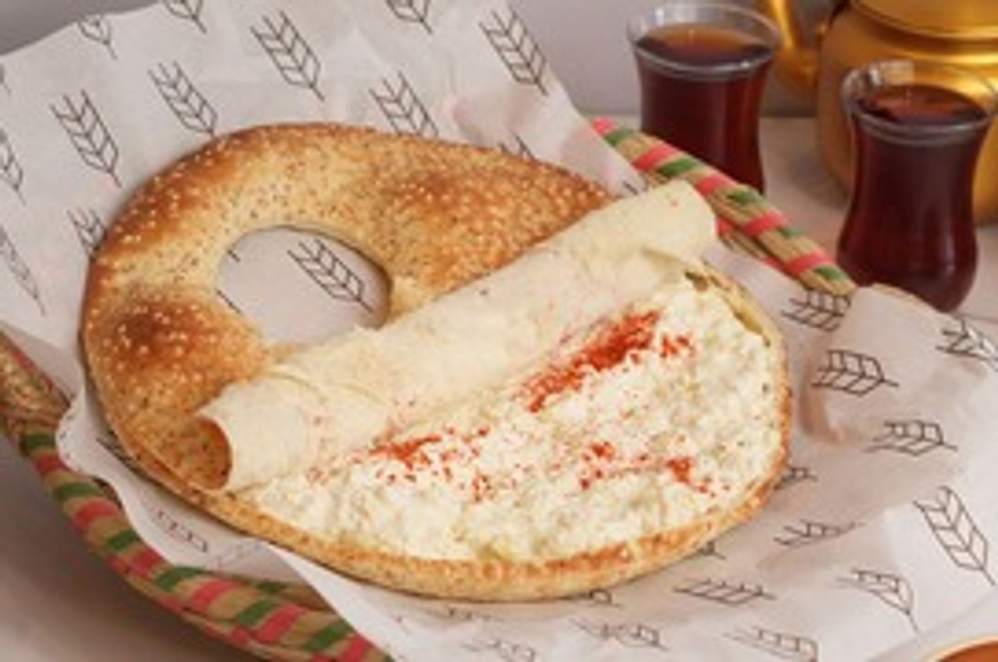 كعكة بيض و جبنة كريمية