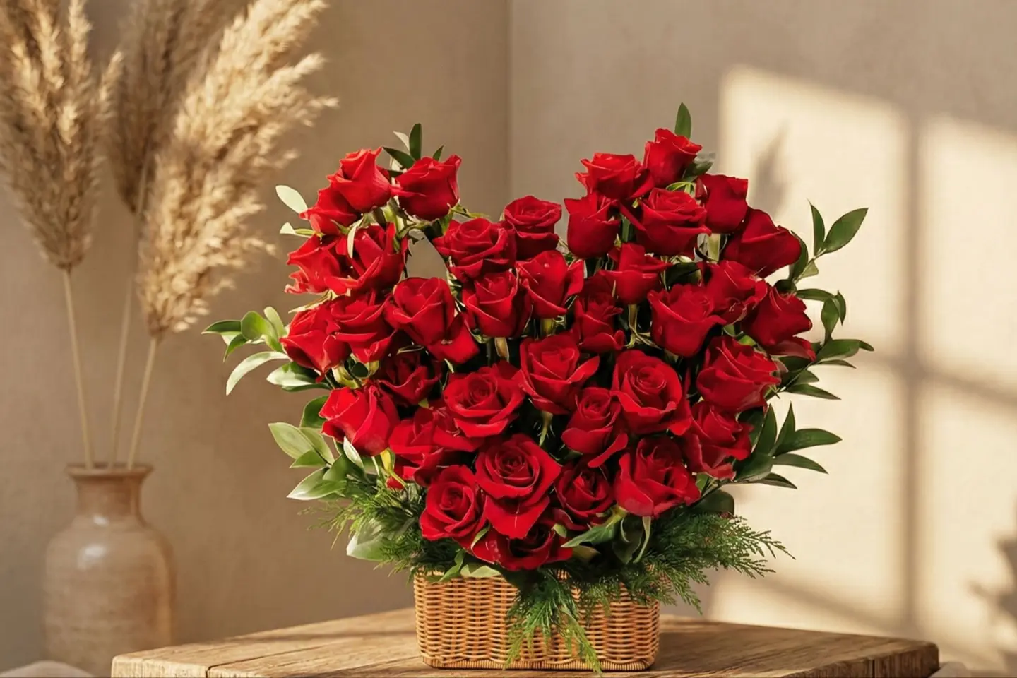 سلة قلب الجوري