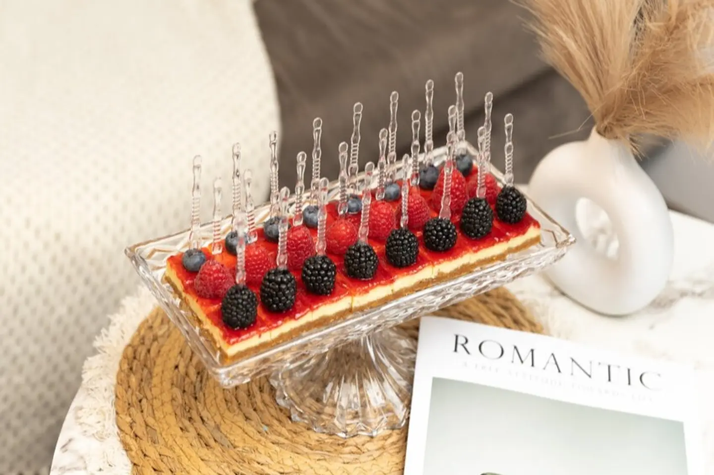 Raspberry Cheese Cake Bites   Large
