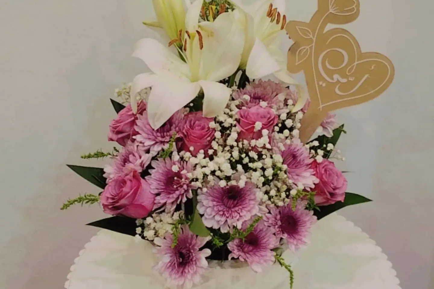 Natural Rose Vase For Mother's