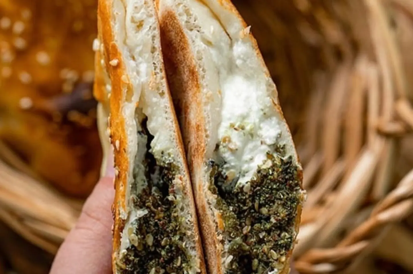 سبانخ بالجبن