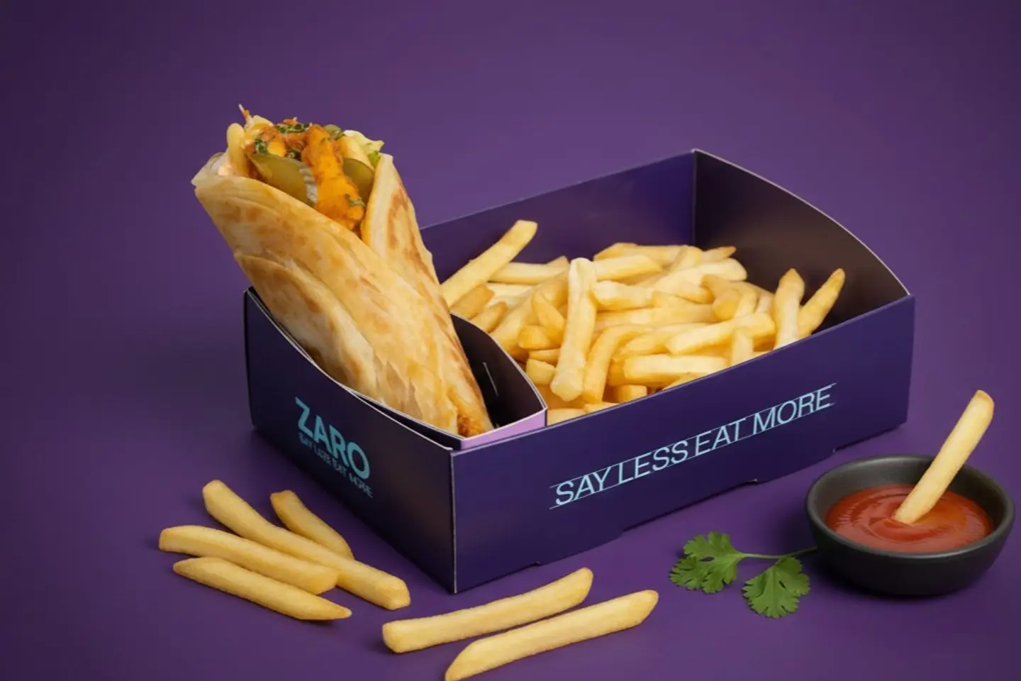 Chicken Shawarma Paratha