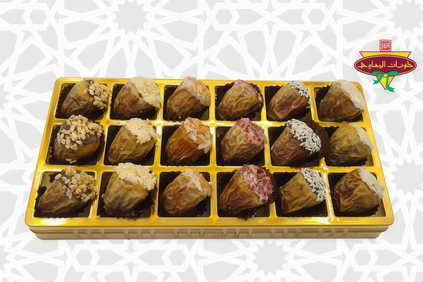 تمر محشي ميكس 1 عبوة كبيرة