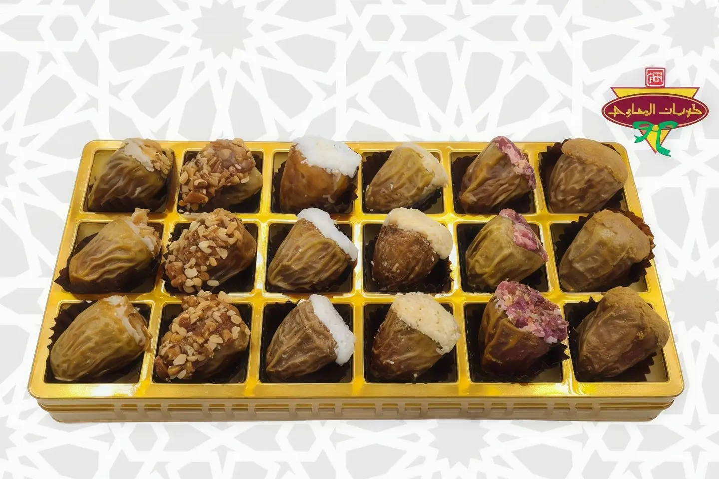 تمر محشي ميكس 2 عبوة كبيرة