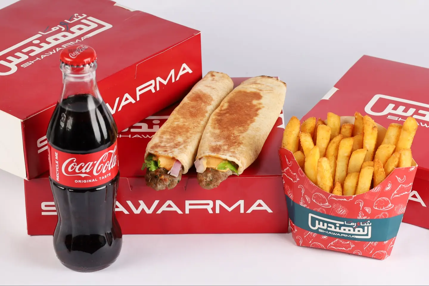 وجبة كباب اللحم