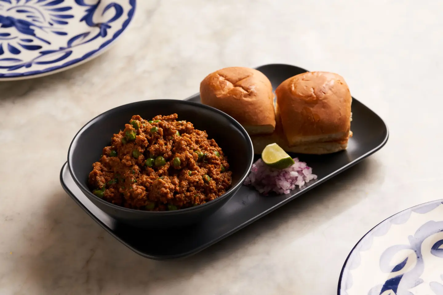 Keema Matar Pav