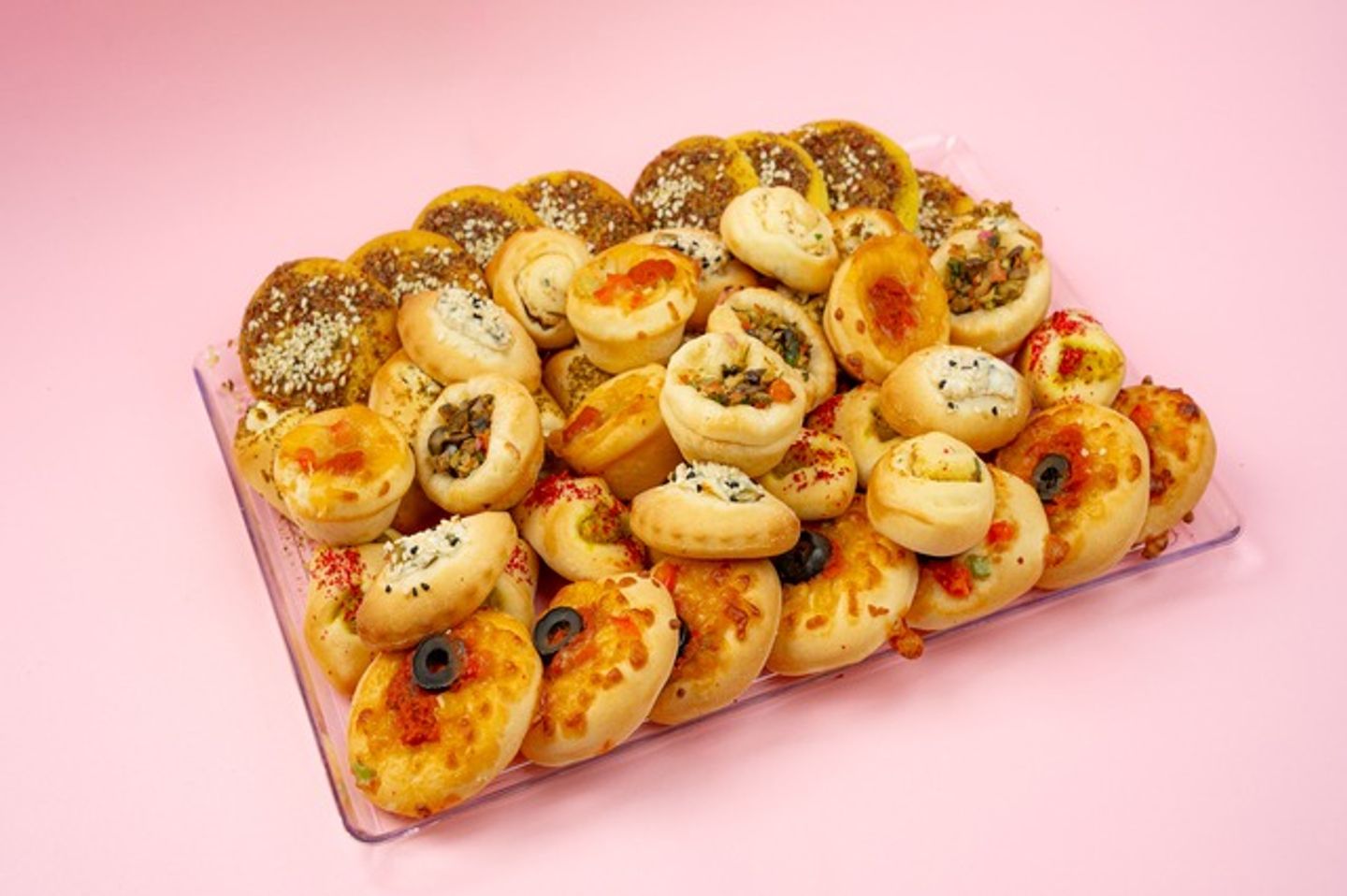 Assorted Fatayer Tray 48pcs