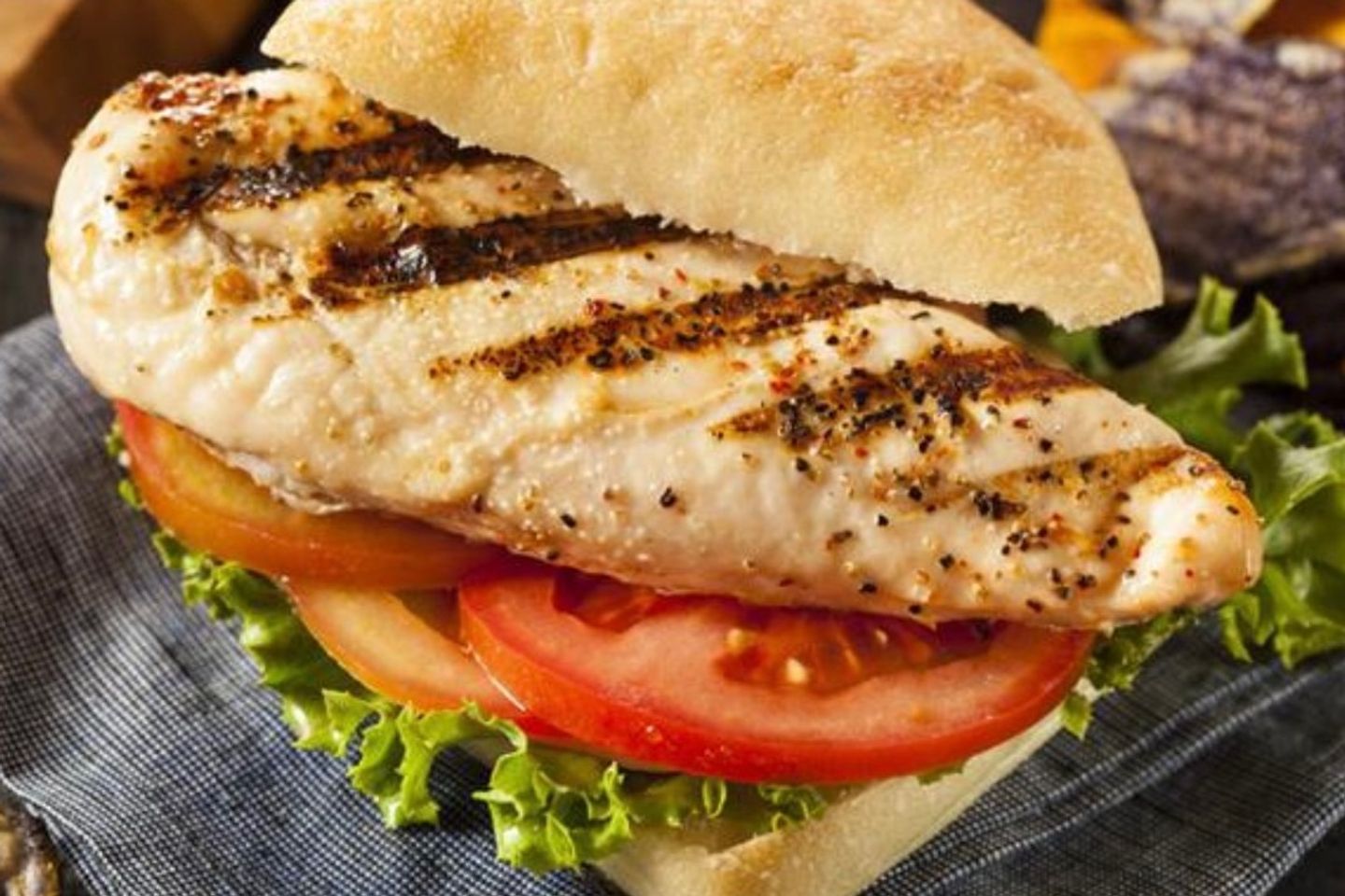 Buffalo Chicken Burger Meal