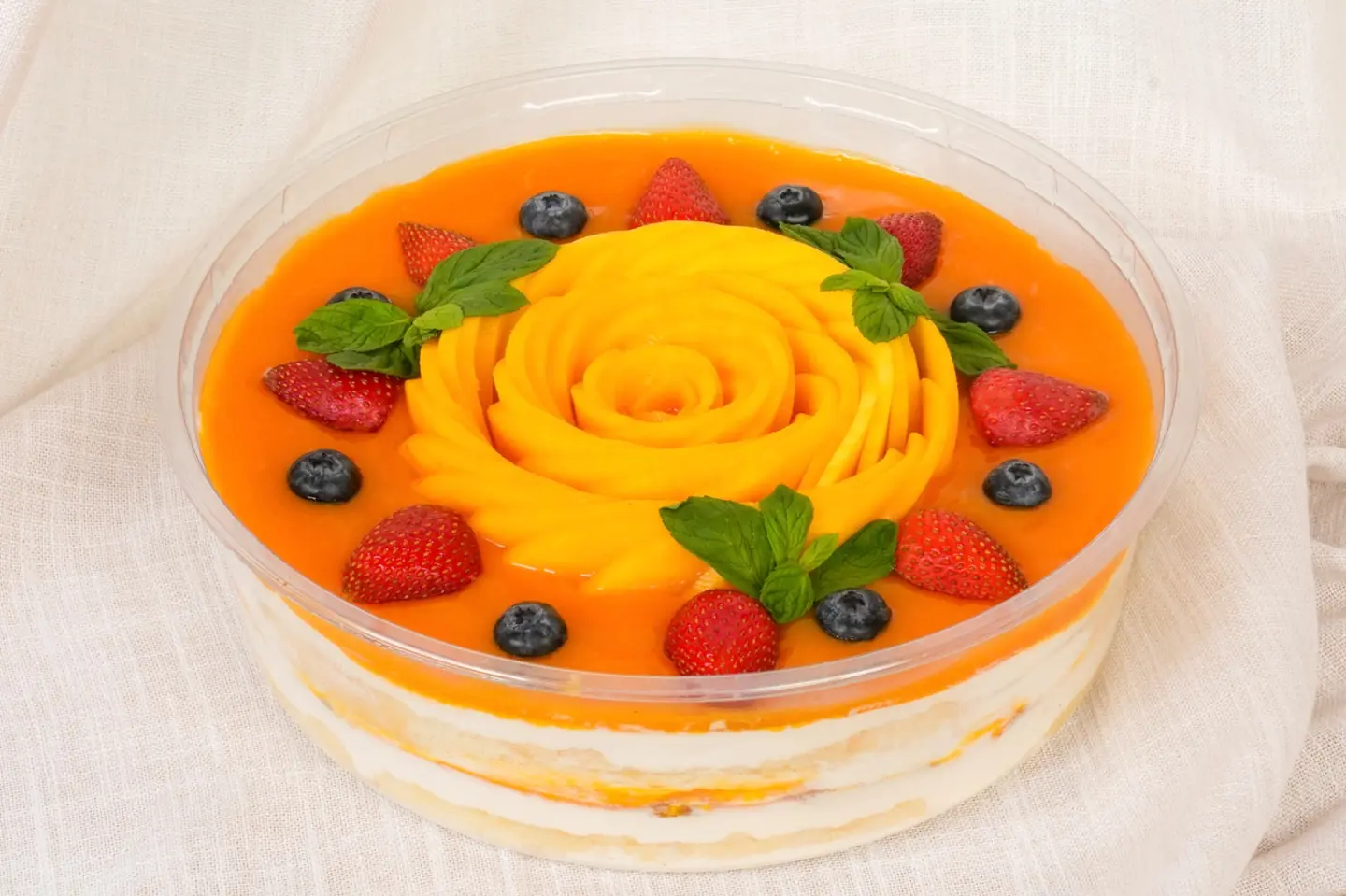 Large Mango Cake