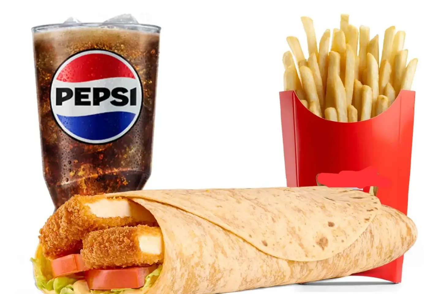 وجبة ساندويتش مسحب حراق