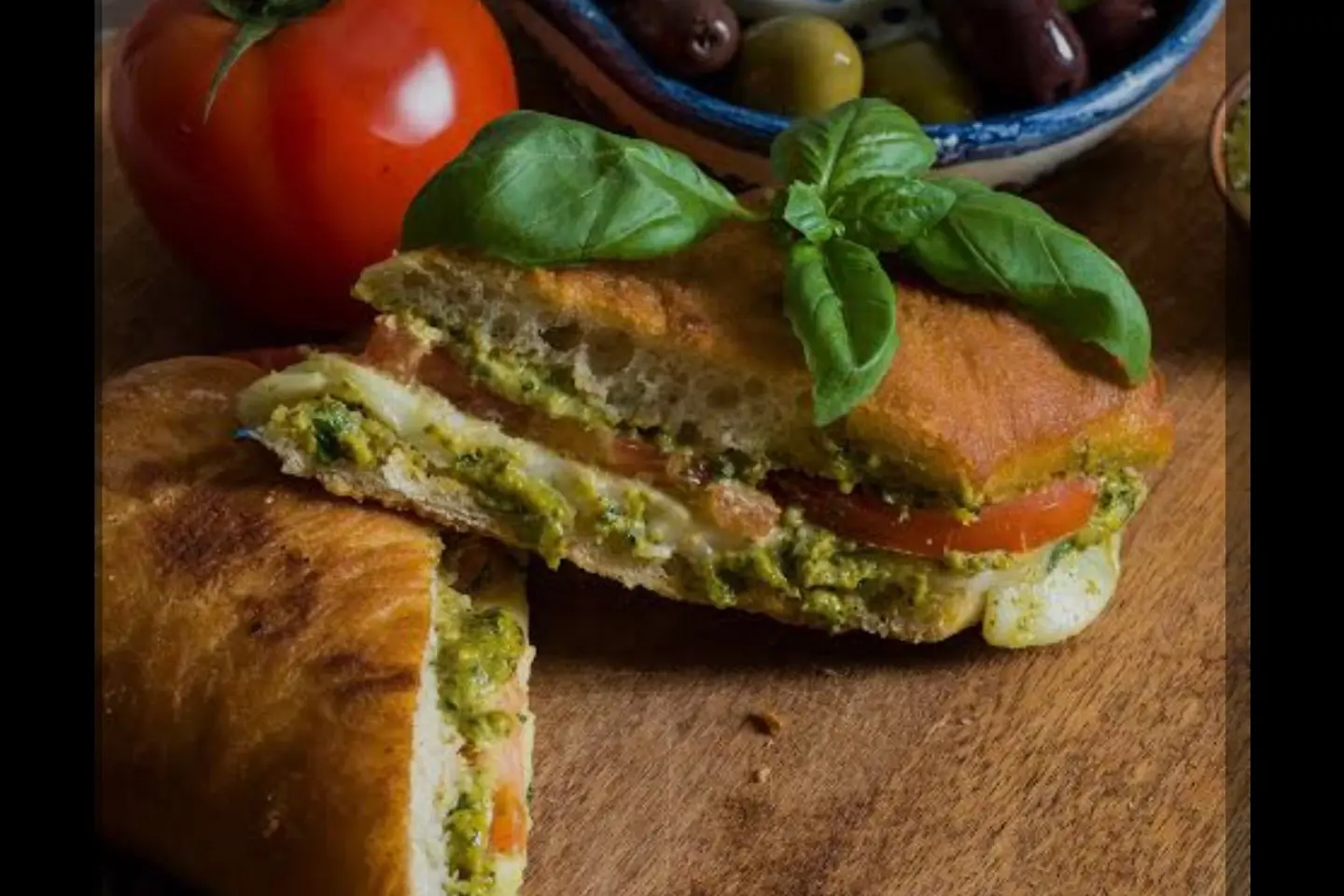 موزاريلا بيستو