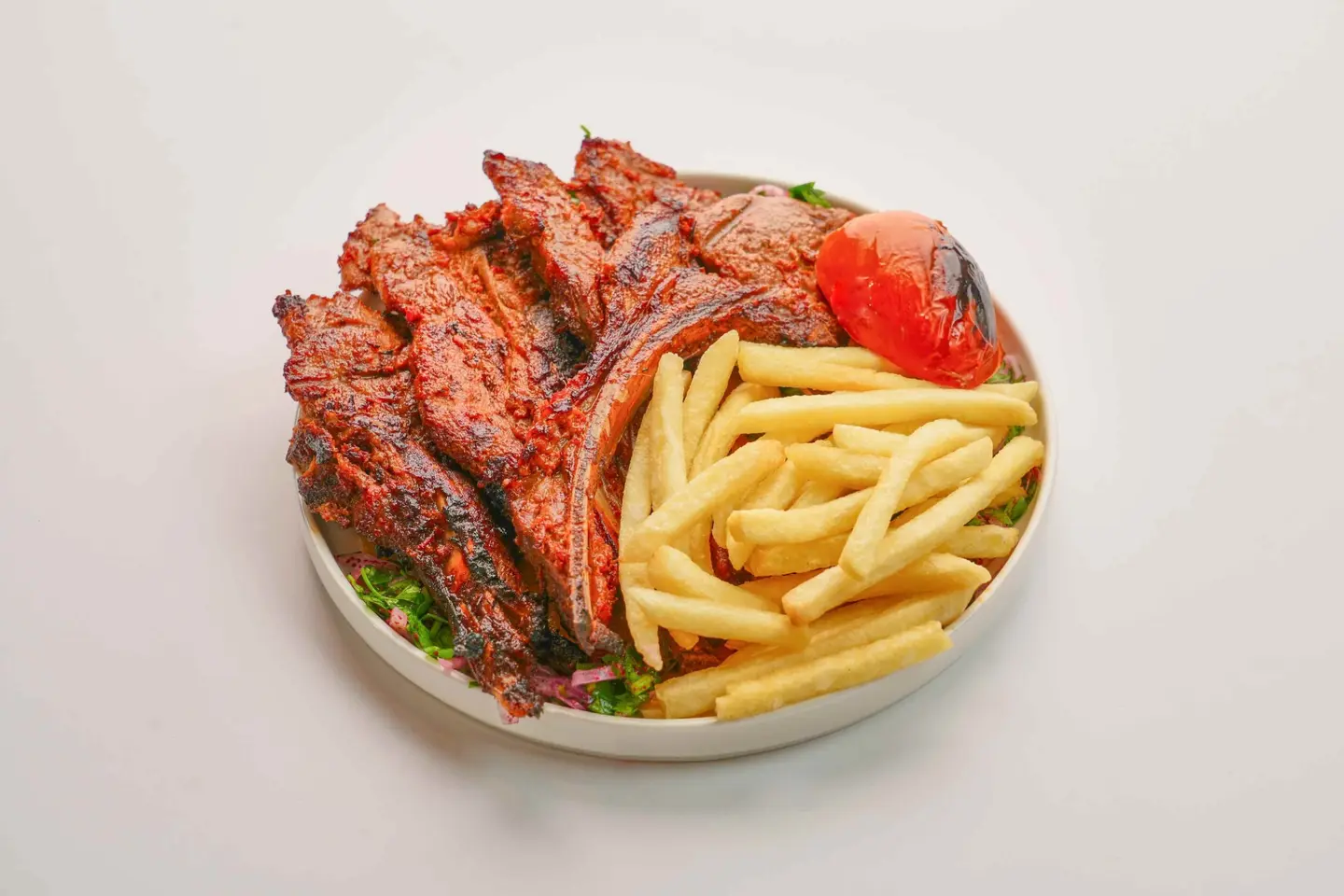 ريش مشوية