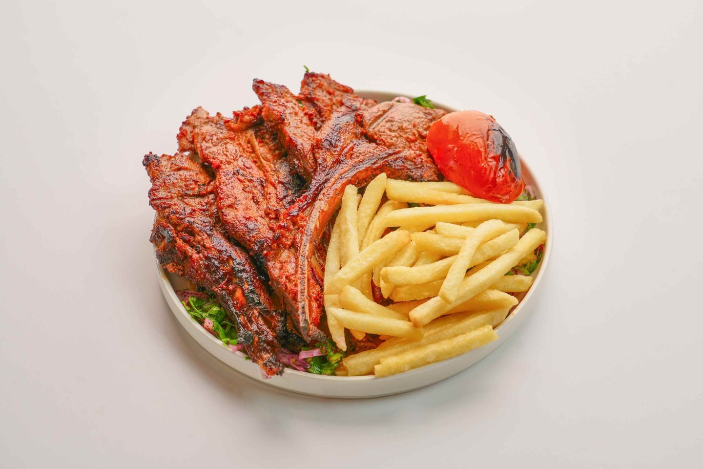 ريش مشوية