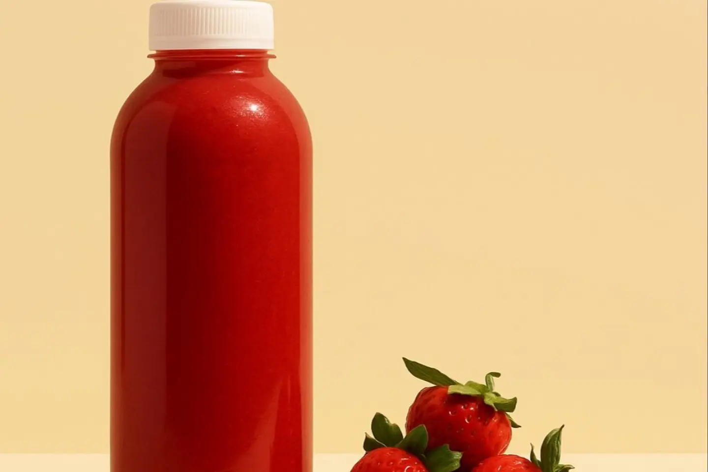 Strawberry Juice One And Half Liter