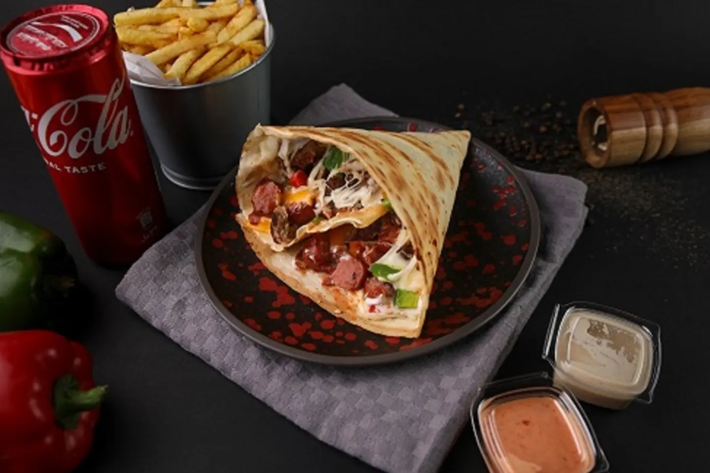 Chicken Shish Crepe