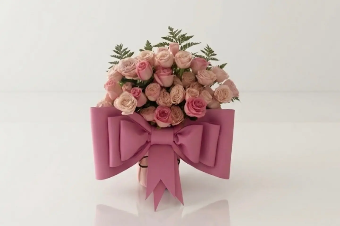 باقة الفيونكة الوردية