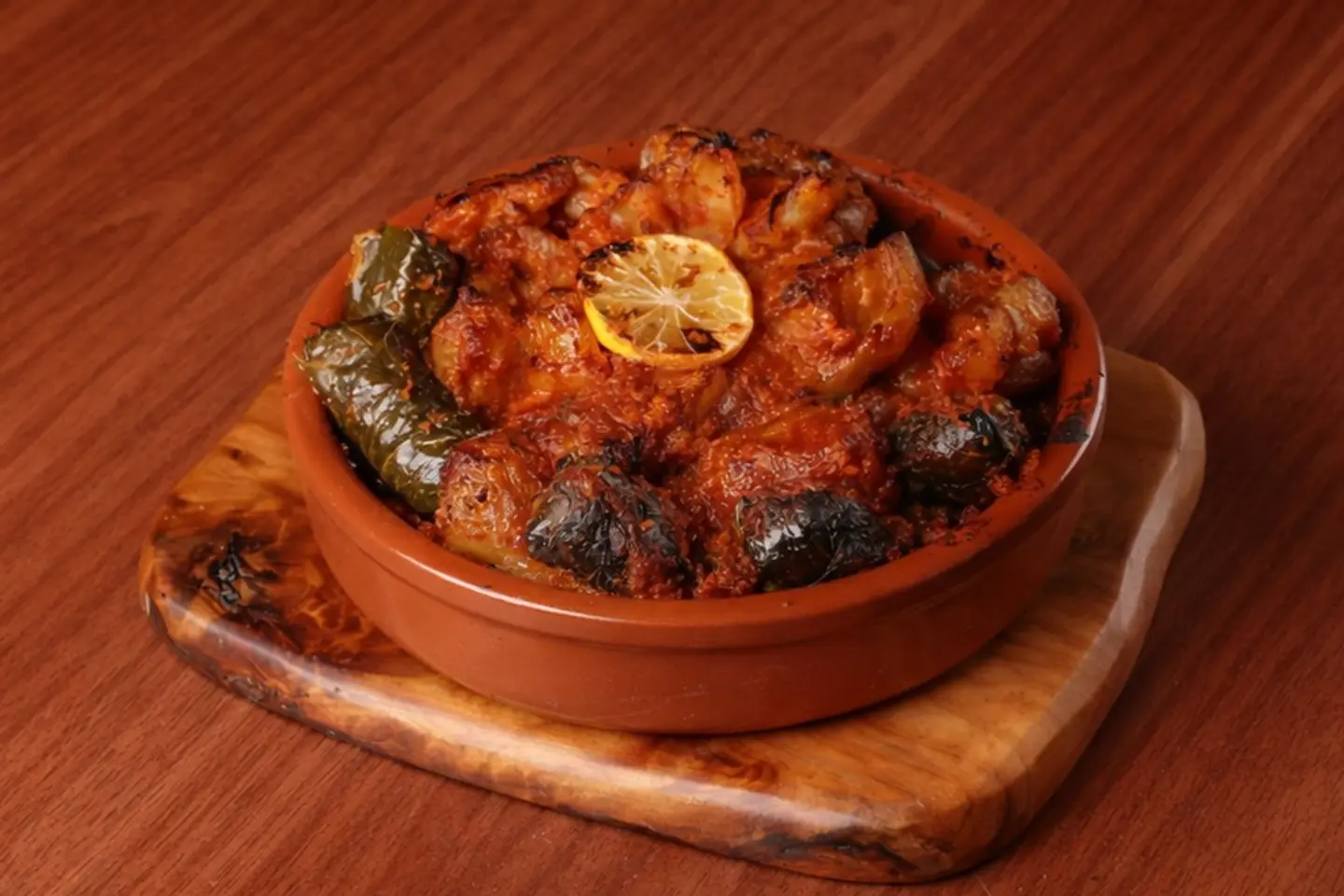 طاجن كوارع بورق العنب