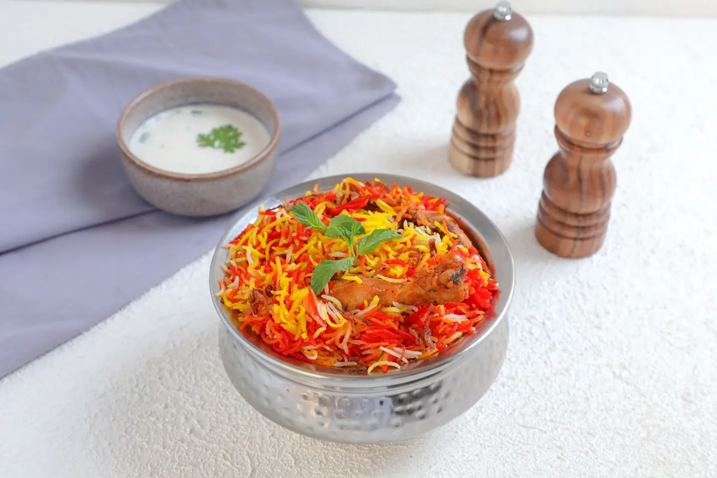 برياني دجاج مدخن