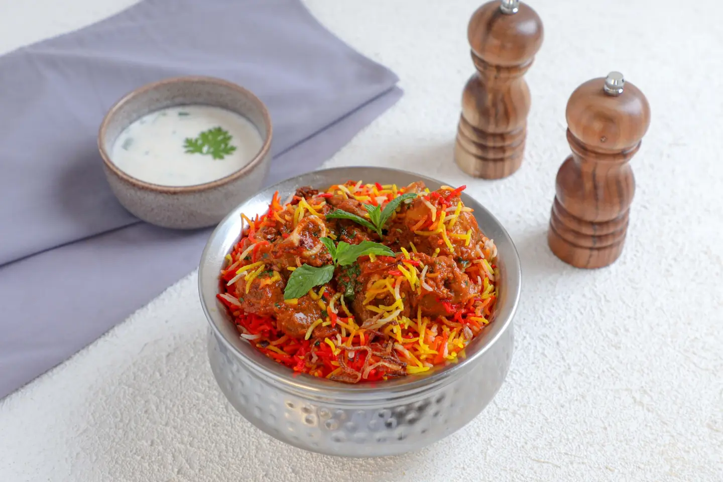 برياني لحم مدخن