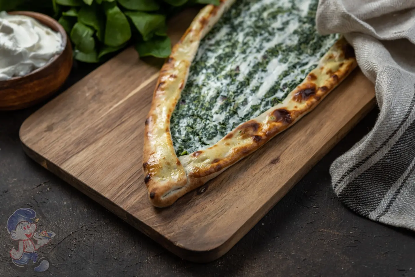 Spinach With Labnah