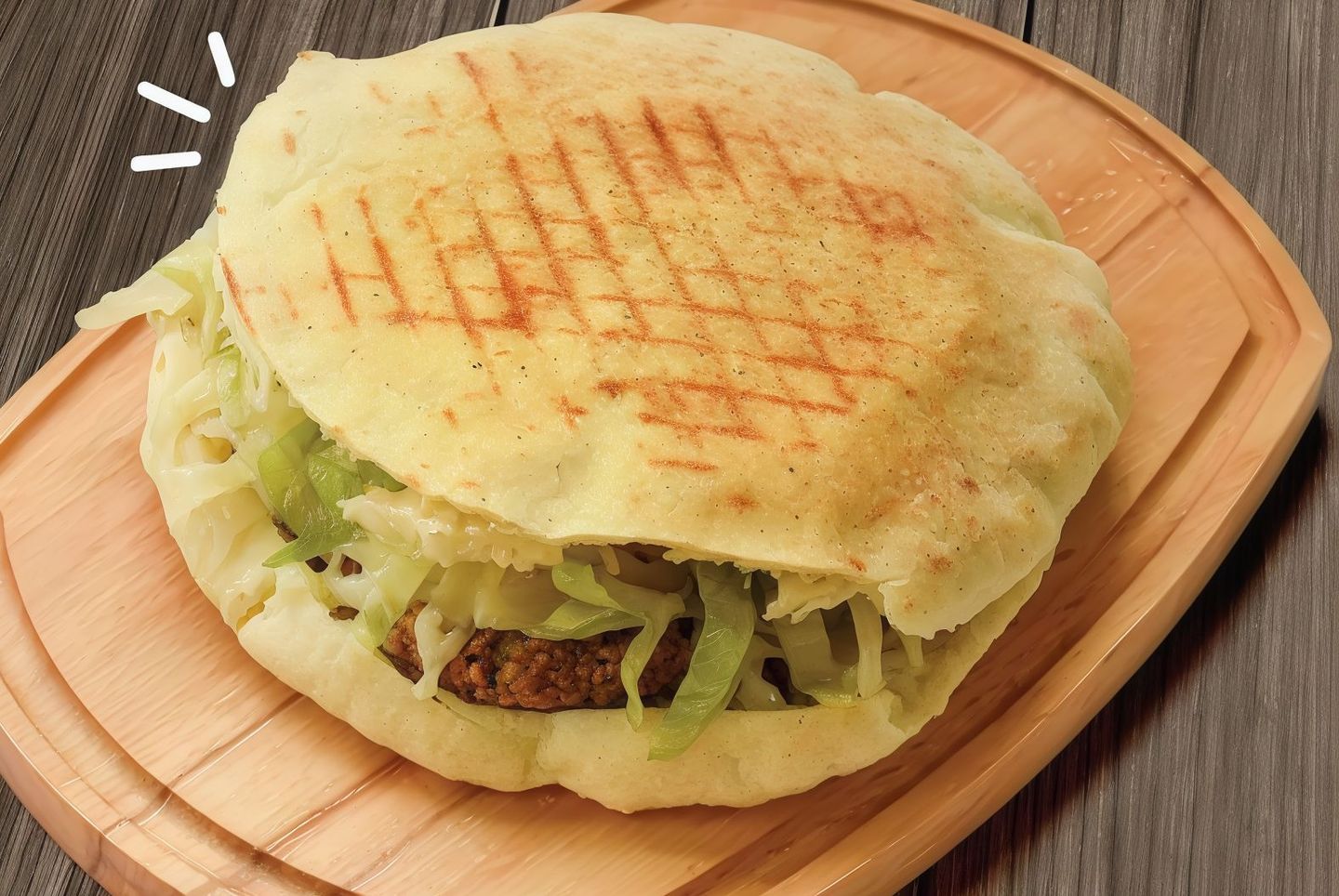 ساندوتش طعمية بالبيض مسلوق