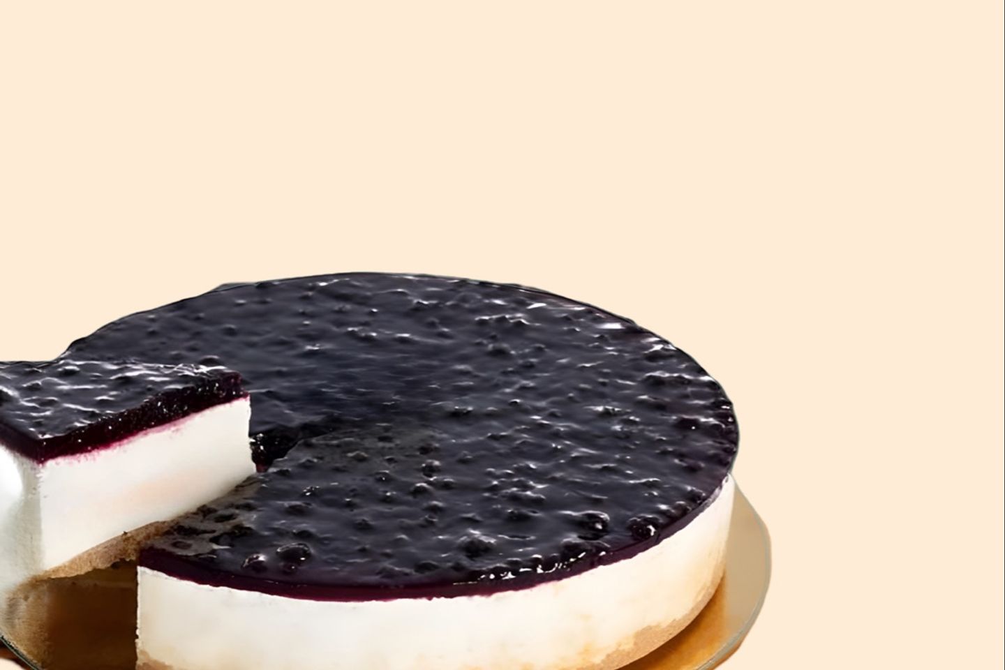تشيز كيك التوت الاسود