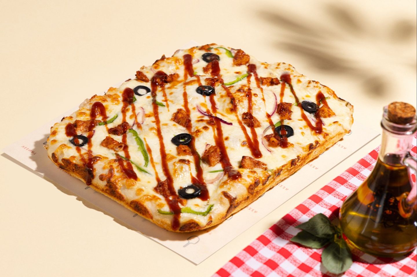 Bbq Chicken Fluffy Pizza