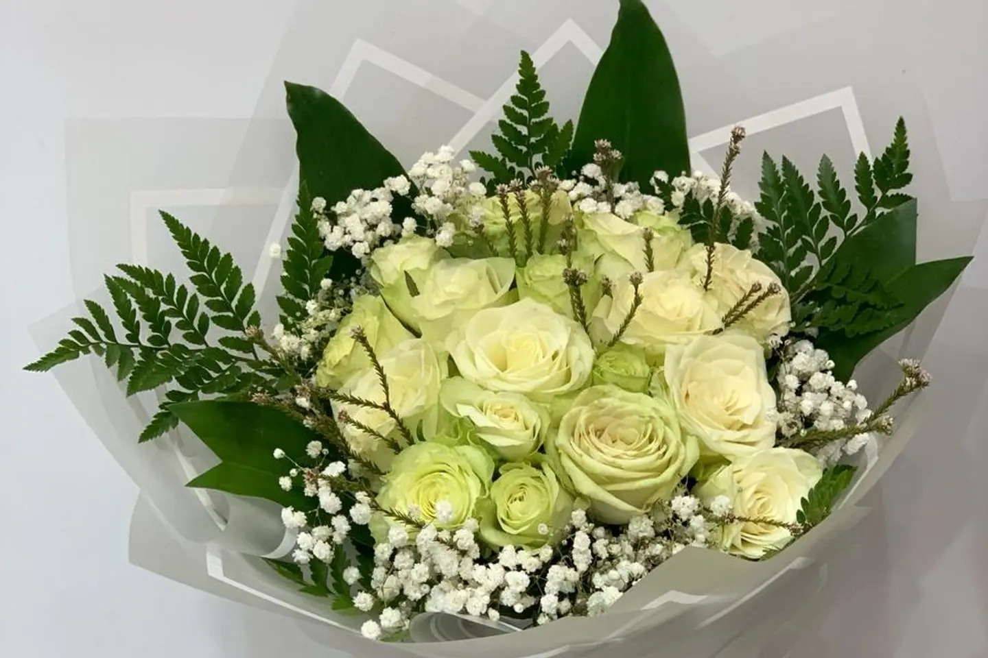 White Roses Bouquet