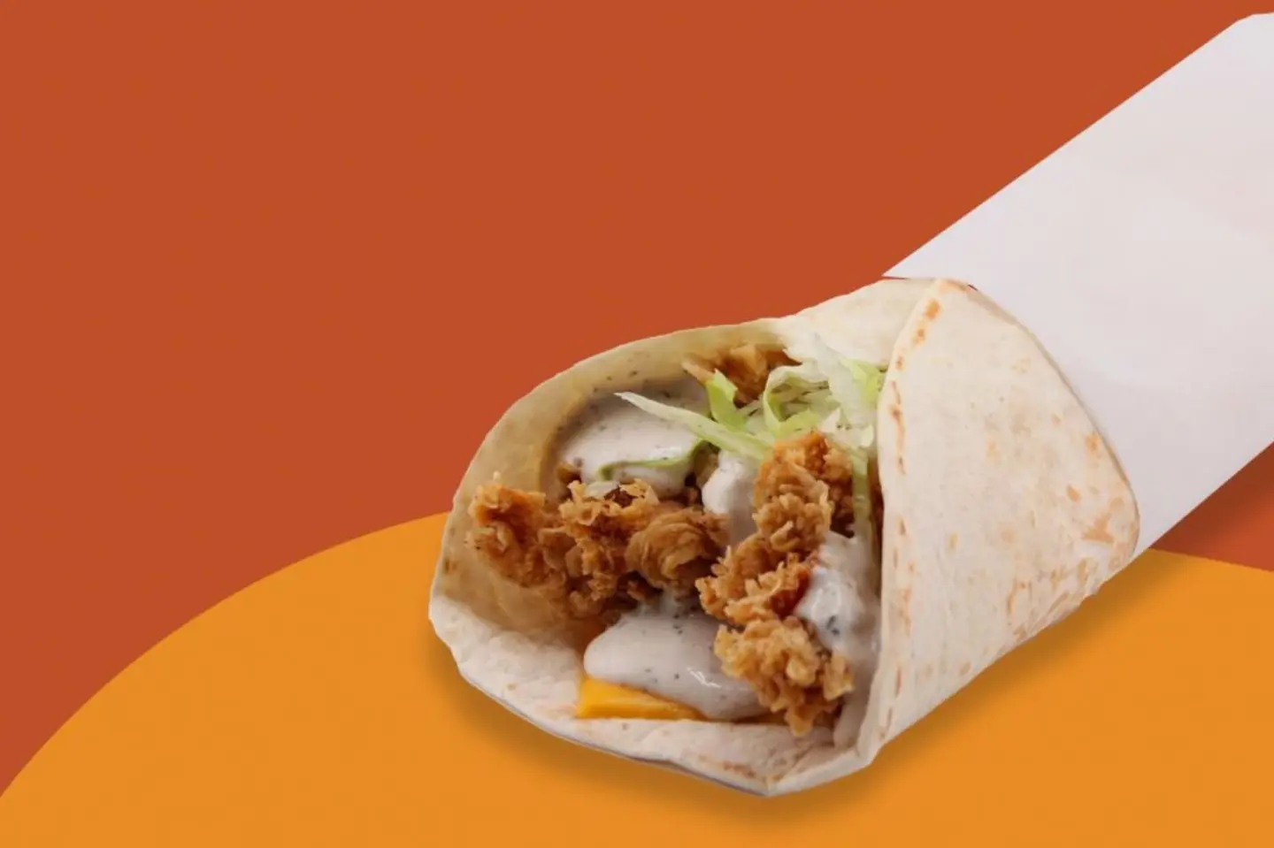 ساندويش دجاج مقرمش