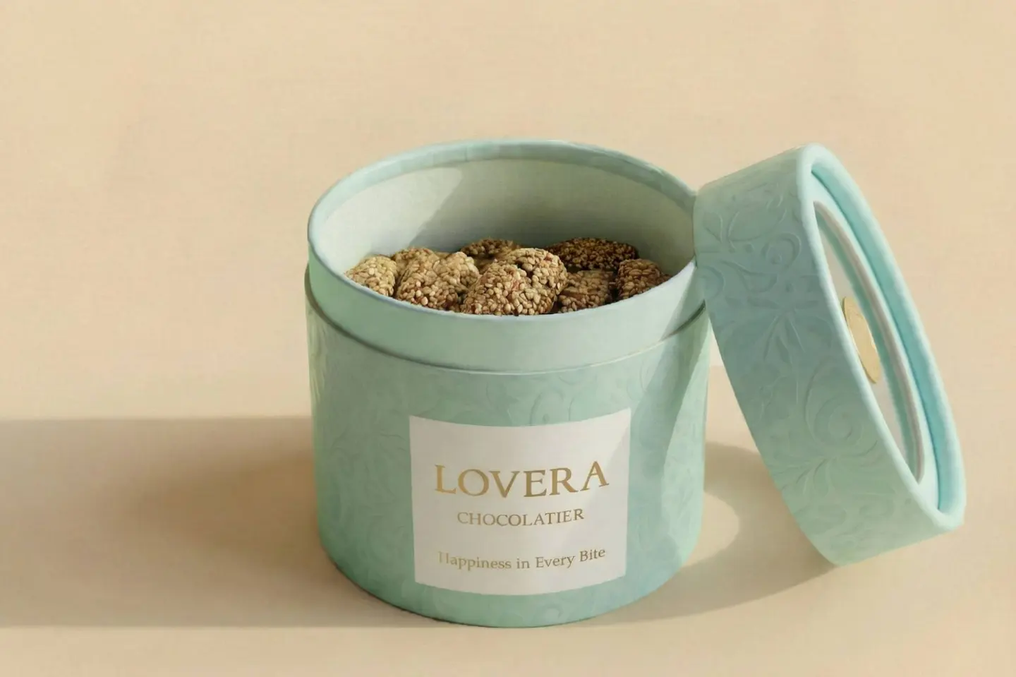 بيكان مكرمل بالسمسم