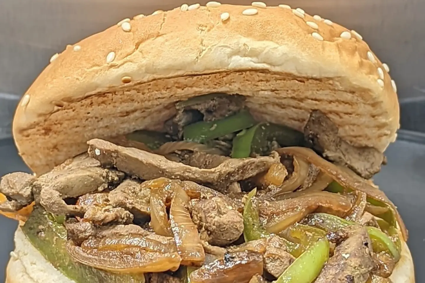 برجر كبده بالجبنه