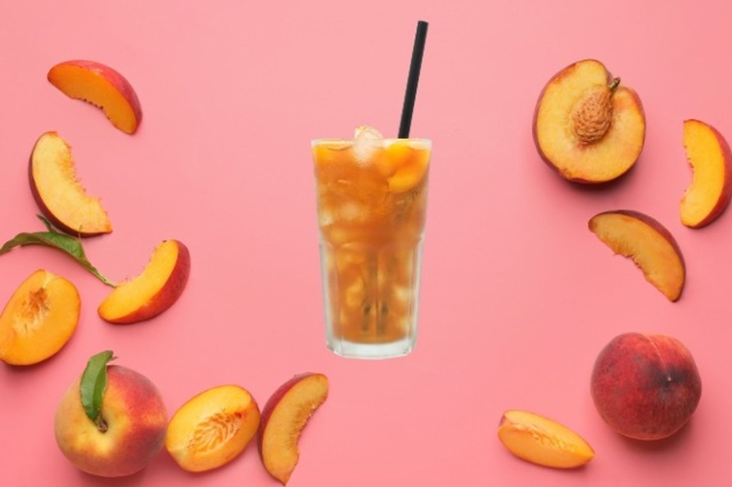 شاي الخوخ المثلج