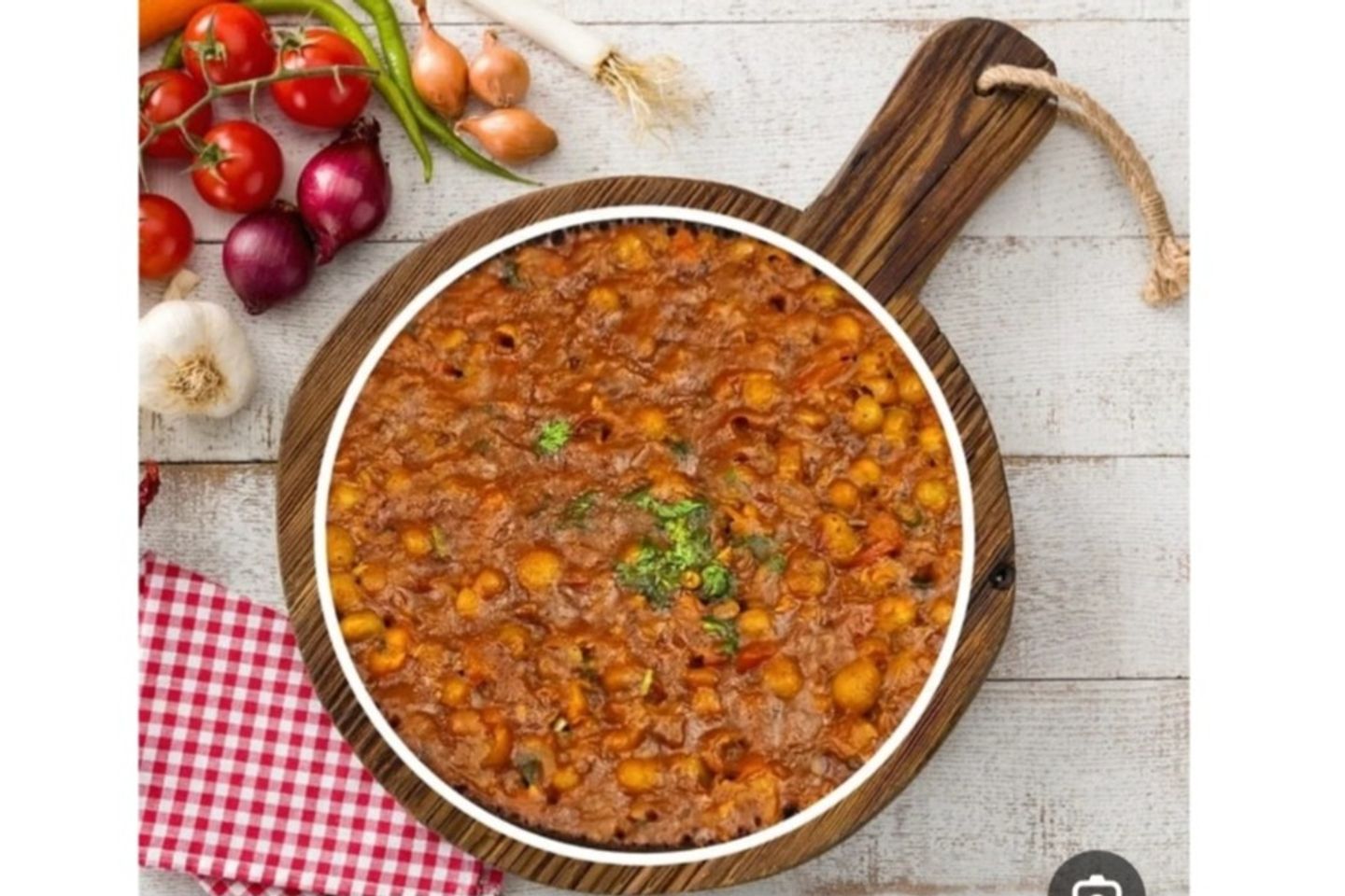 فاصوليا مع بيض
