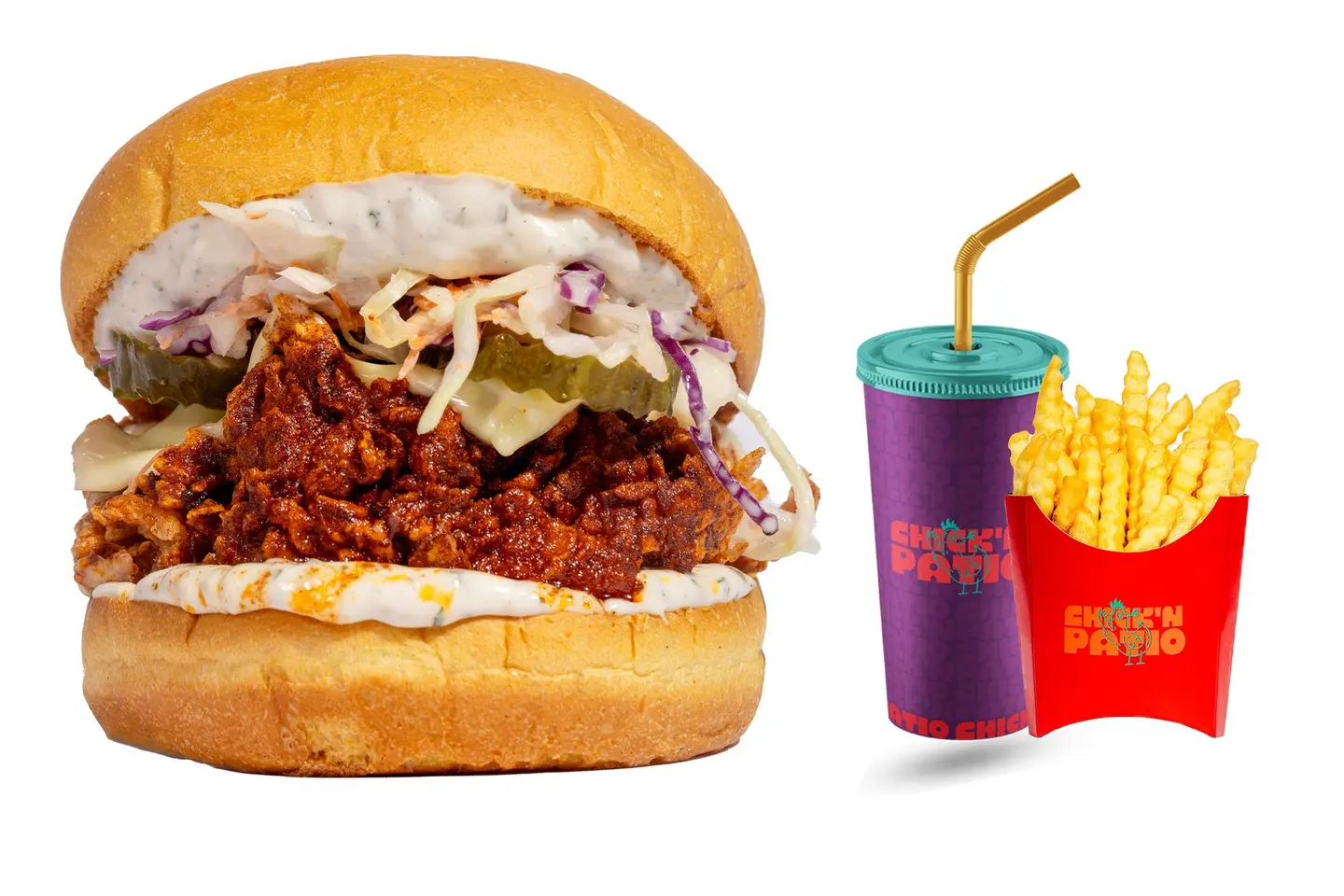 Spicy Nashville Burger Combo