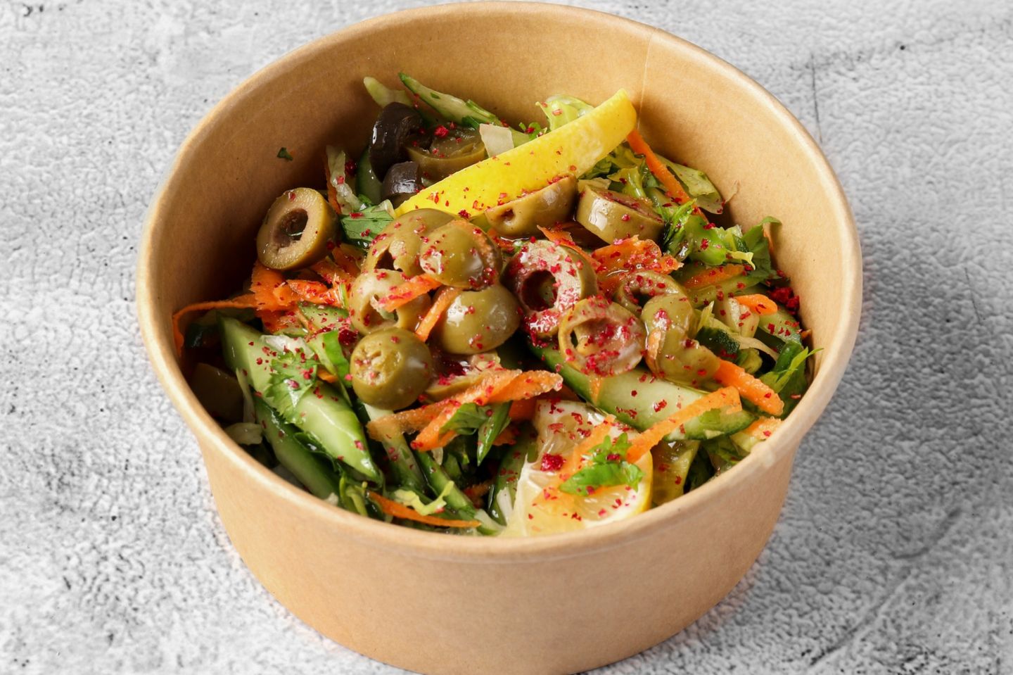 Vegetable Salad With Olives