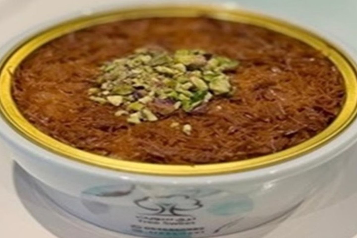 Basbousa With Cream And Vermicelli