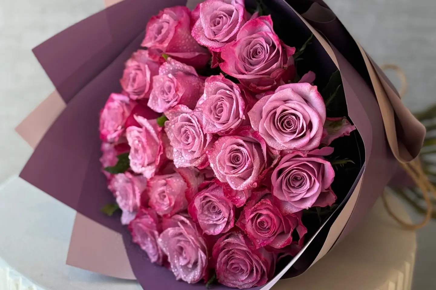 بوكيه فخم موف ١