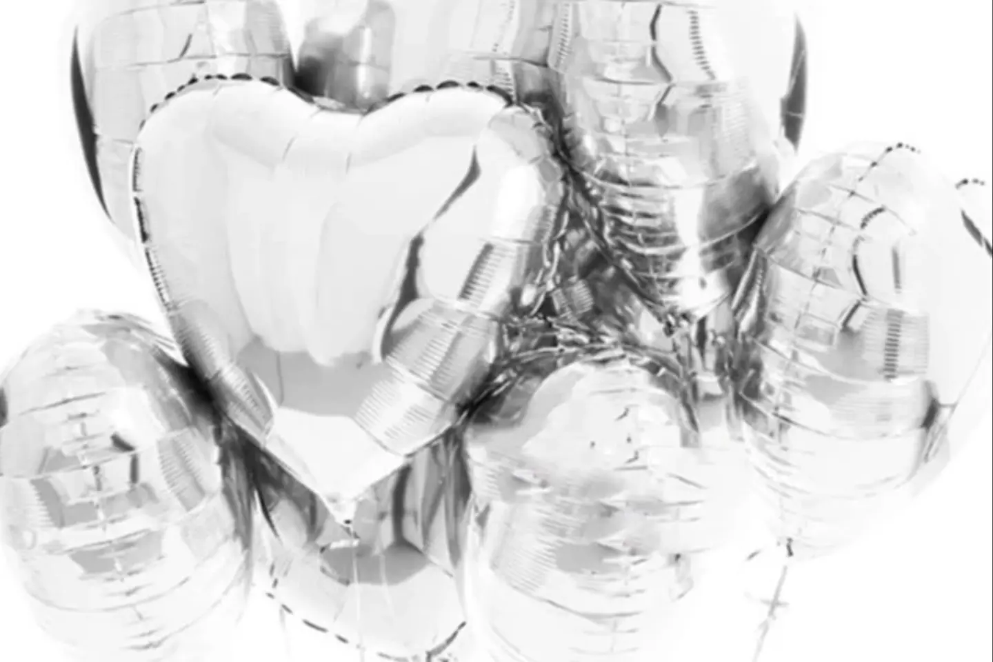 Silver Tin Balloon