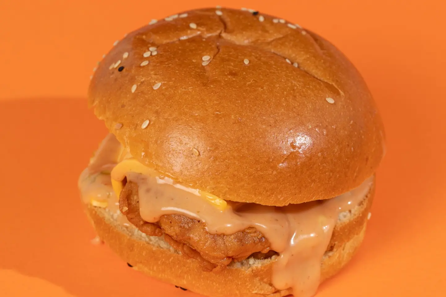 Maple Sriracha Fried Chicken Burger