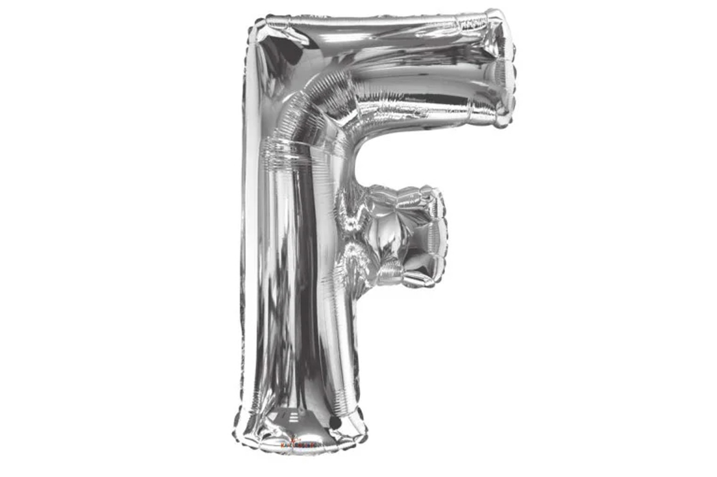 بالون حرف اف فضي