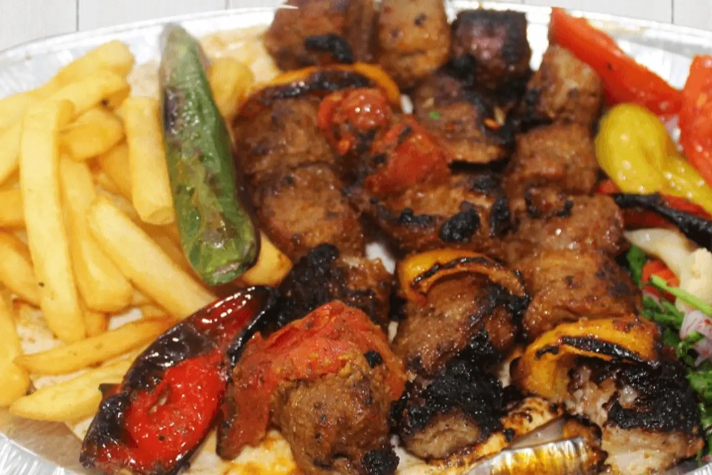 ستة عشر سيخ اوصال لحم