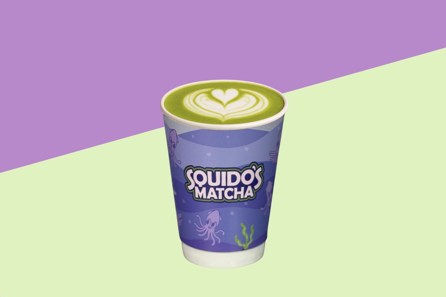 ماتشا لاتيه حار