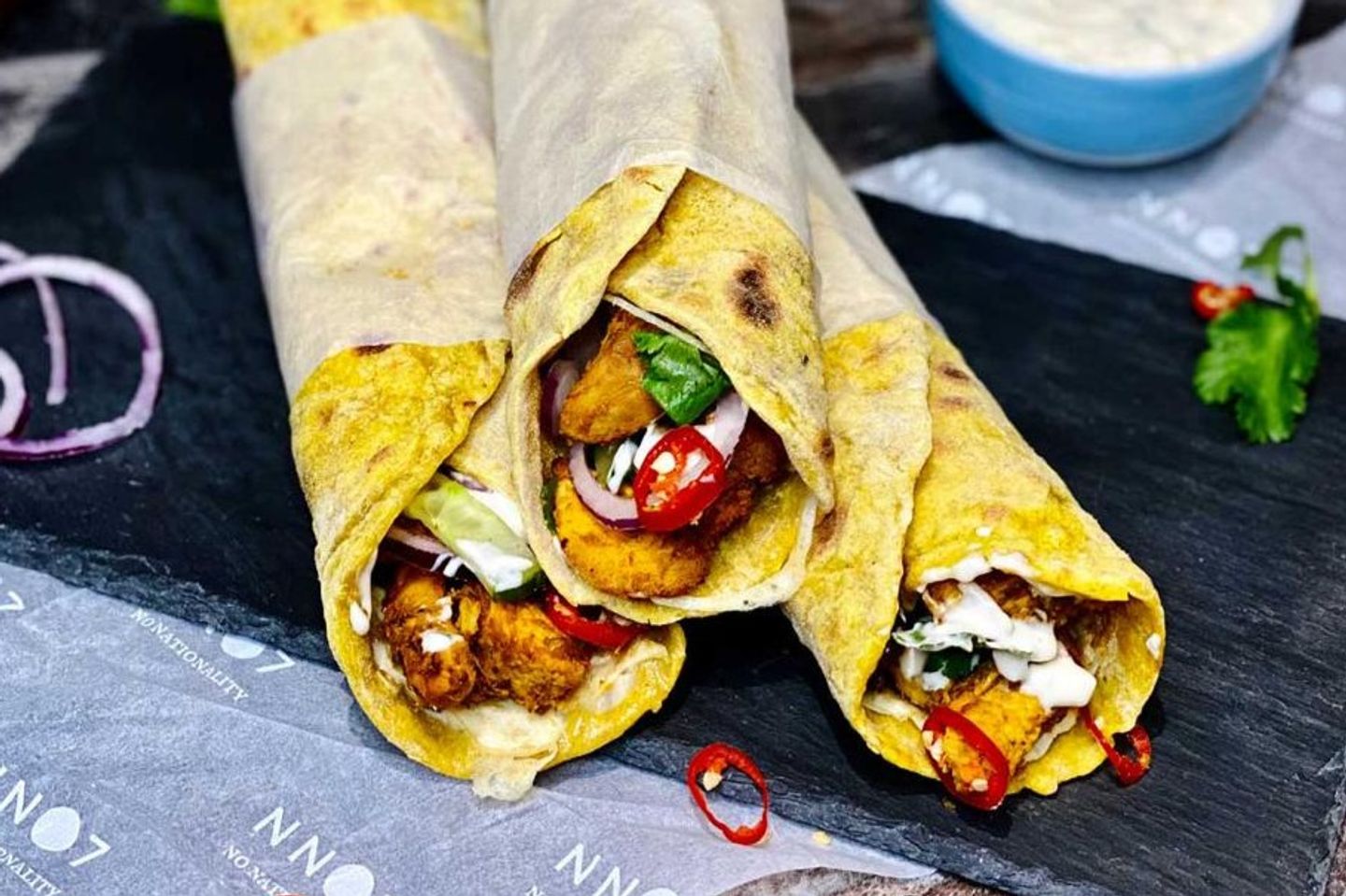 Chicken 65 Wrap