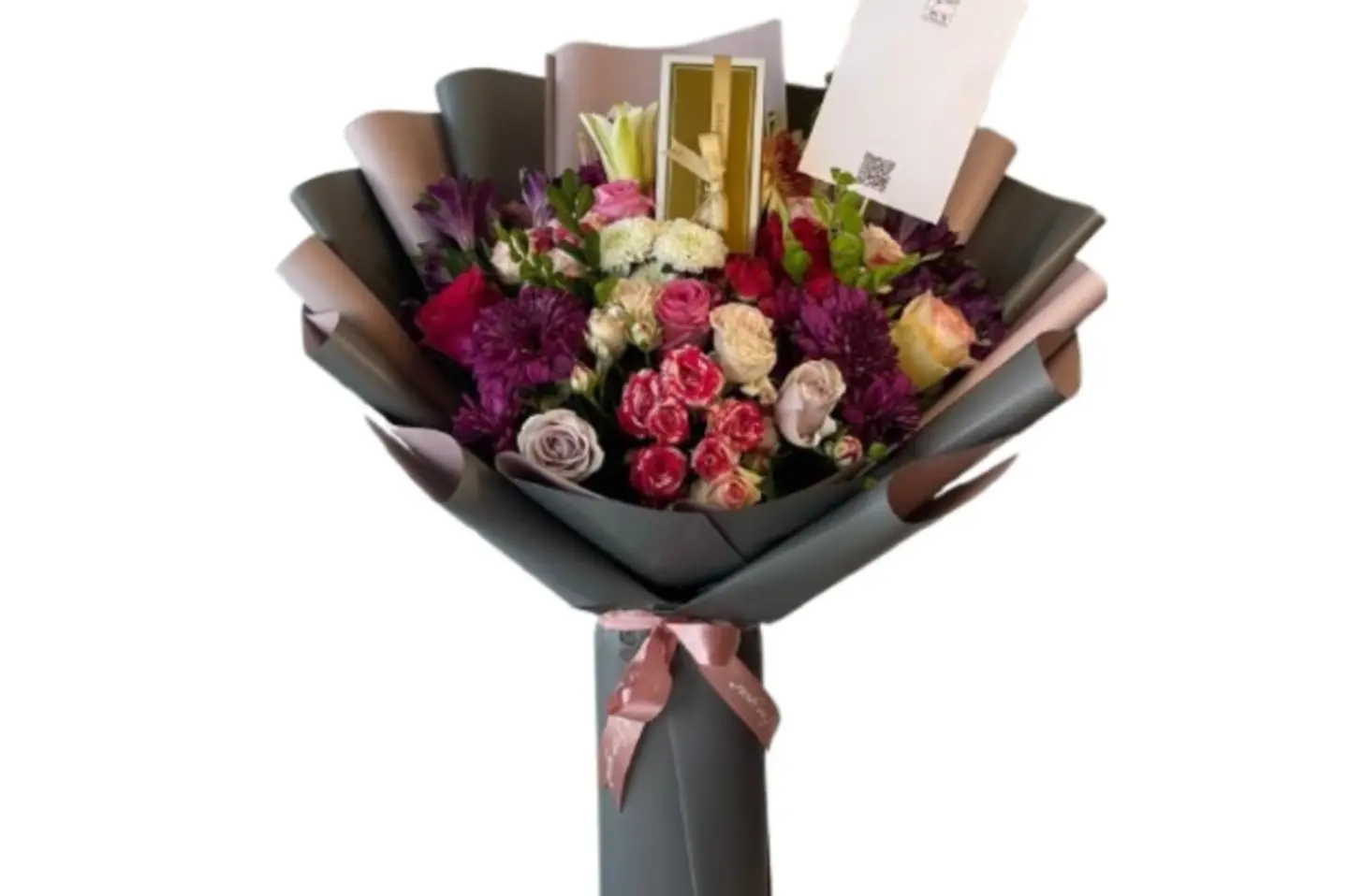 Bouquet/Bigg/Clor/Mix/With Choklet Bustani/ Number 10